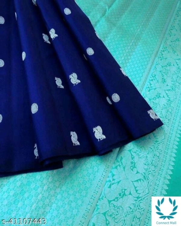 Myra Attractive Sarees - Saree Length Size: 5.5m Blouse Length Size: 0.8m, Saree And Blouse Fabric : jacquard, Pack of: 1